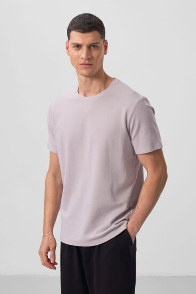 Heren Regular Fit Crew Neck T-Shirt