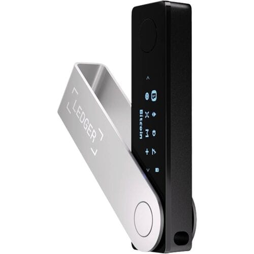Ledger Nano X Hardware wallet Zwart (mat) USB-A, Bluetooth 1 stuk(s)