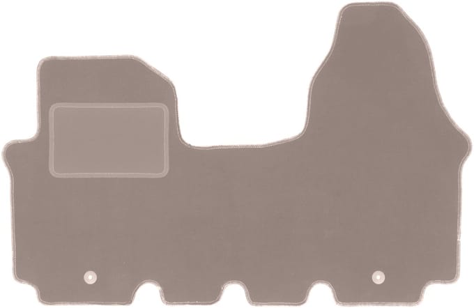 Beige velours matten voor: Opel Vivaro bestelbus (2001-2014)