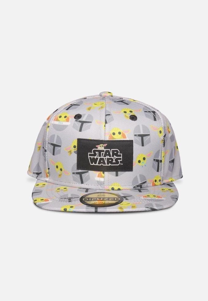 Star Wars Snapback pet kinderen The Mandalorian Grijs