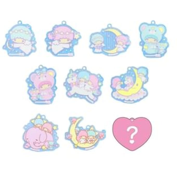 Sanrio Little Twin Stars Dreamy Journey Secret Aurora Acrylic Bag Charm (Blind Box)(10 Types) 1 pc (Approx. 48mm) - Random from 10 Types
