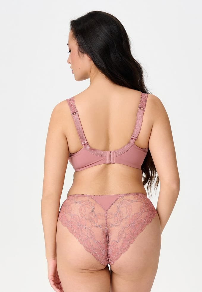 LingaDore Daily Lace Slip Old rose Roze M