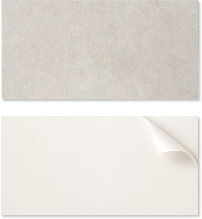Decoratieve vinyl wandtegels met natuursteenstructuur 6x60x30 cm