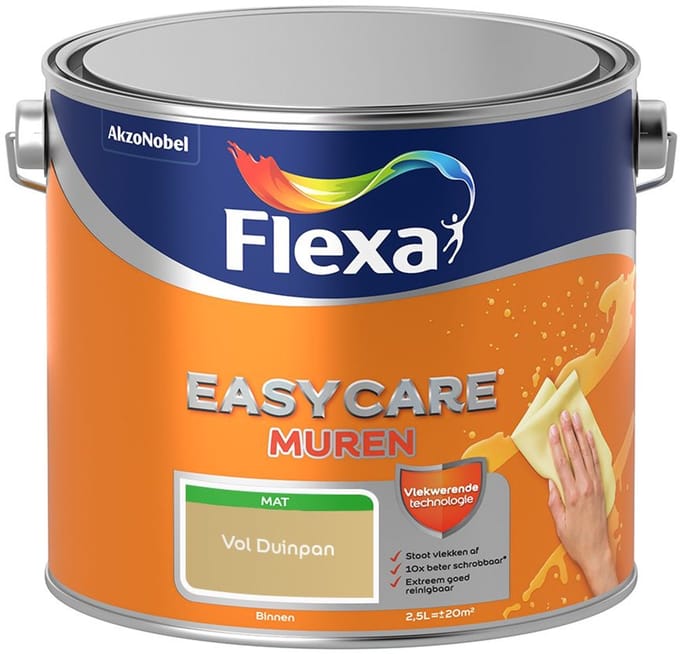 Flexa - Easycare Muren - Vol Duinpan - Mengverf - 2,5 L