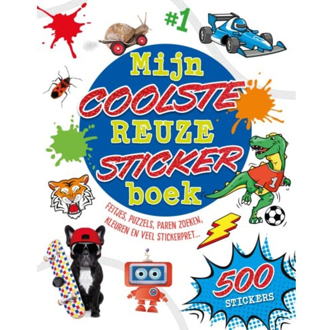 Mijn Coolste Reuzestickerboek - Reuzestickerboeken - Claire Sipi