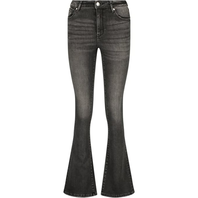 RAIZZED Sunrise Jeans Mid Grey Stone Maat: W26L36 | Flared Jeans Outlet | Dames | Grijs