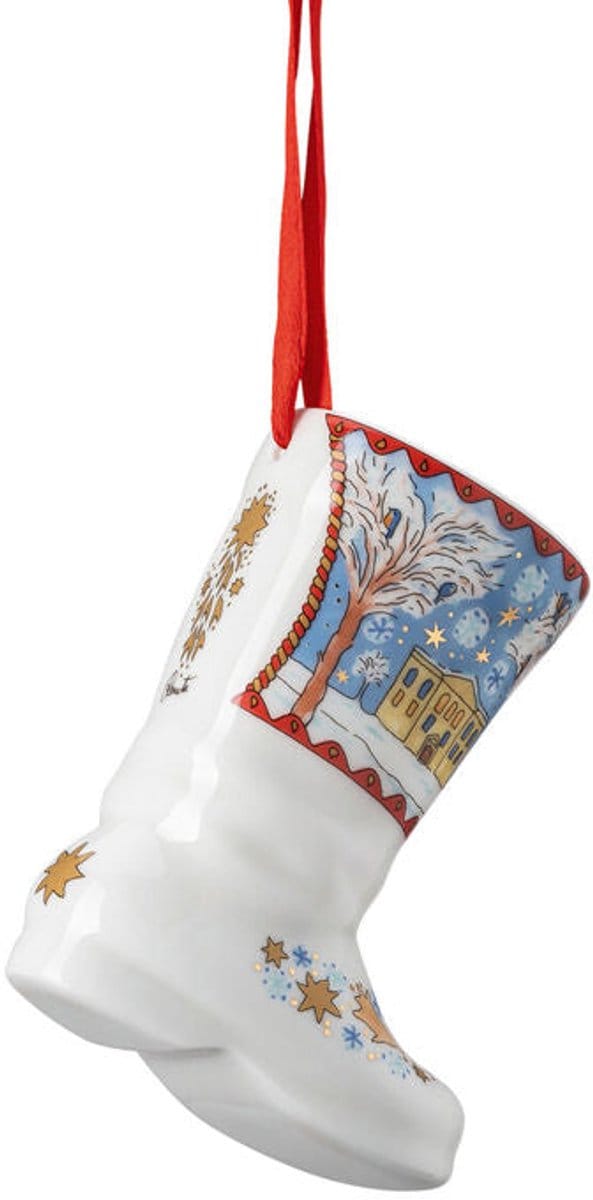 Hutschenreuther Kerstbal Kerstlaars 2022 - 722741 - door Renata