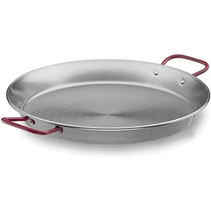 Stalen paella schaal Lacor 70 cm