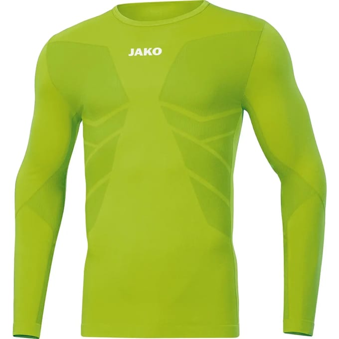 Jako Comfort 2.0 Longsleeve Heren - Fluo Groen | Maat: L