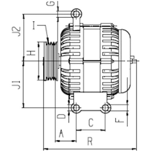 Driefasige generator HC-CARGO F 032 116 903