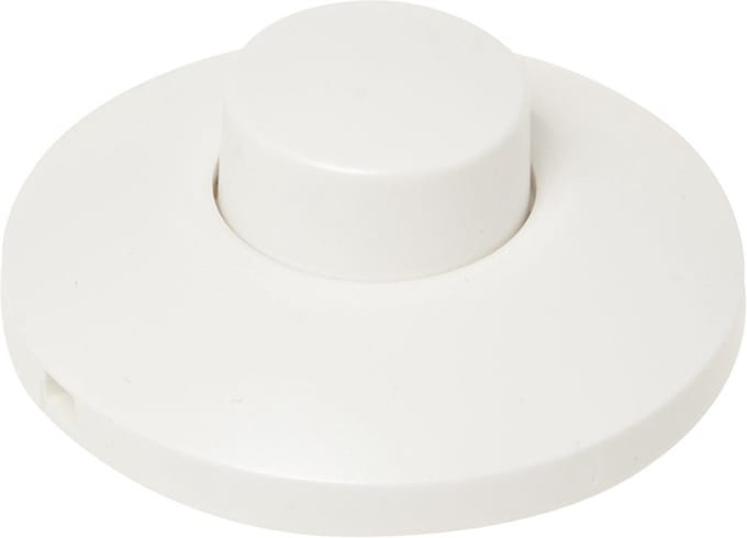 LED Snoerdimmer Rond - 3-50W 220-240V - Fase Afsnijding - Wit