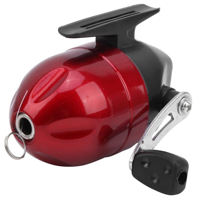 Moulinet de Pêche à la Carpe Roue Alliage Léger 2.6 : 1 Moulinet de pêche Baitcasting Ligne 0.25MM black