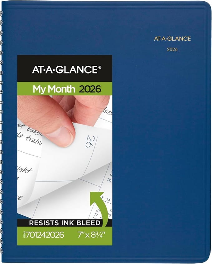 Maandplanner 2026 Medium Blauw 12 Maanden Kalender Planning