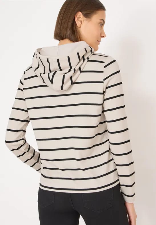 Gestreepte hoodie