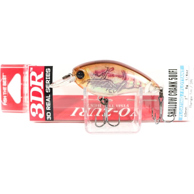 Yo Zuri Duel 3DR Shallow Crank 50F Drijvend kunstaas R1315-RBCF (6540)