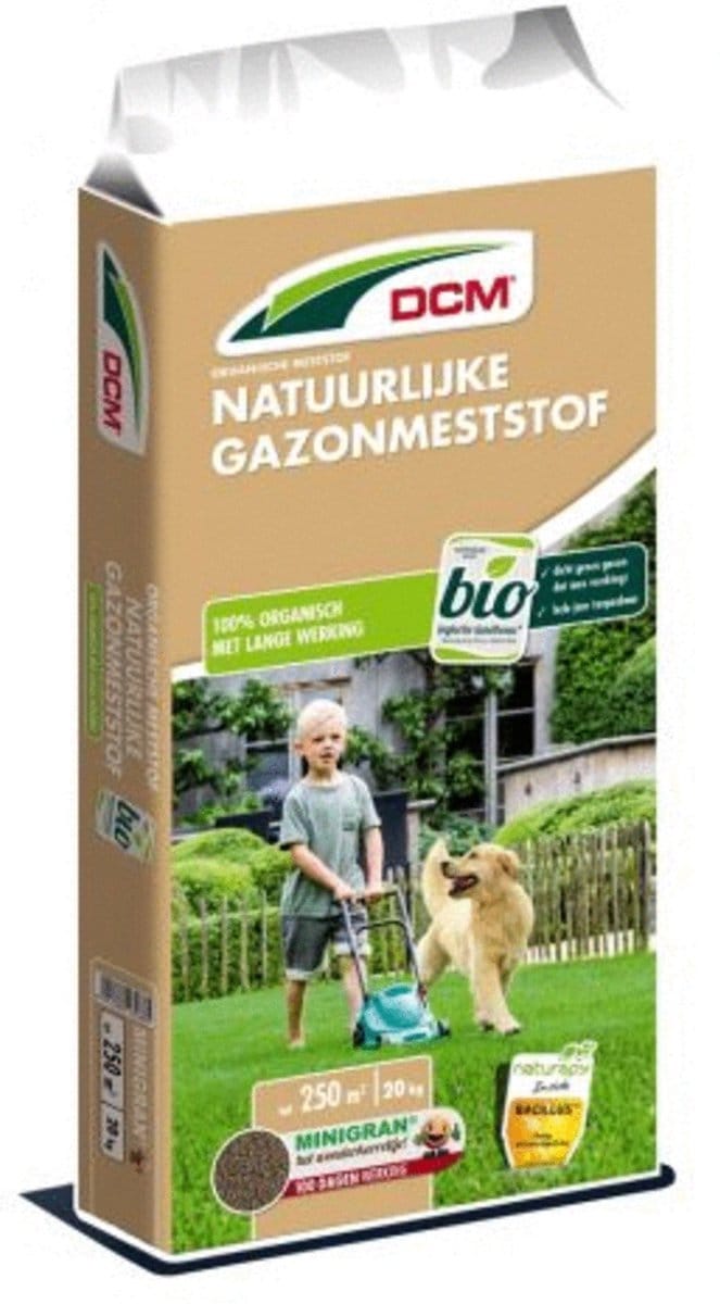 Dcm Natuurlijke Gazonmeststof - Gazonmeststoffen - 20 kg