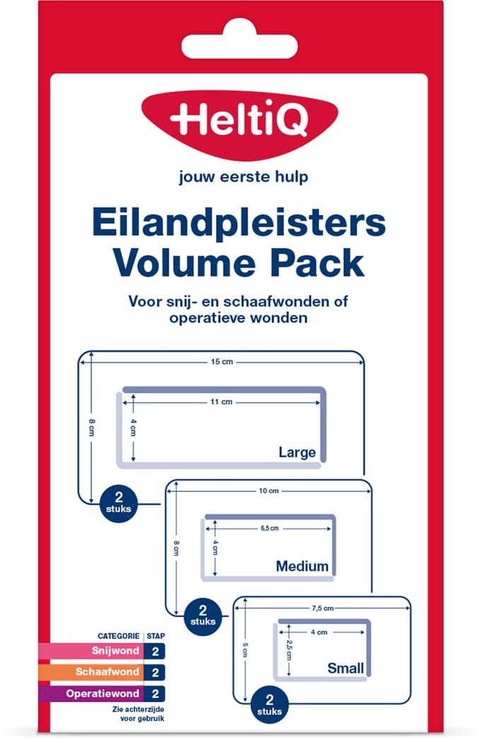Heltiq Eilandpleister volume pack 6 Stuks