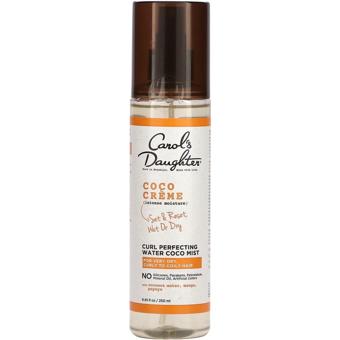 Carol's Daughter, Coco Cream, Curl Perfecting Water Coco Mist, for dry, curly or frizzy hair, 8.45 fl oz (250 ml) white