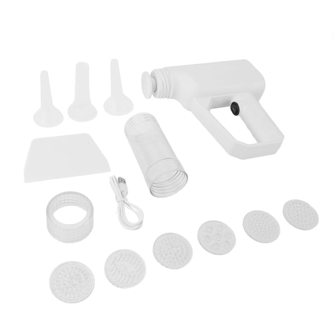 Pastamaker Multifunctionele Elektrische Draagbare Automatische Pastamaker Draadloze Pastamachine voor L white