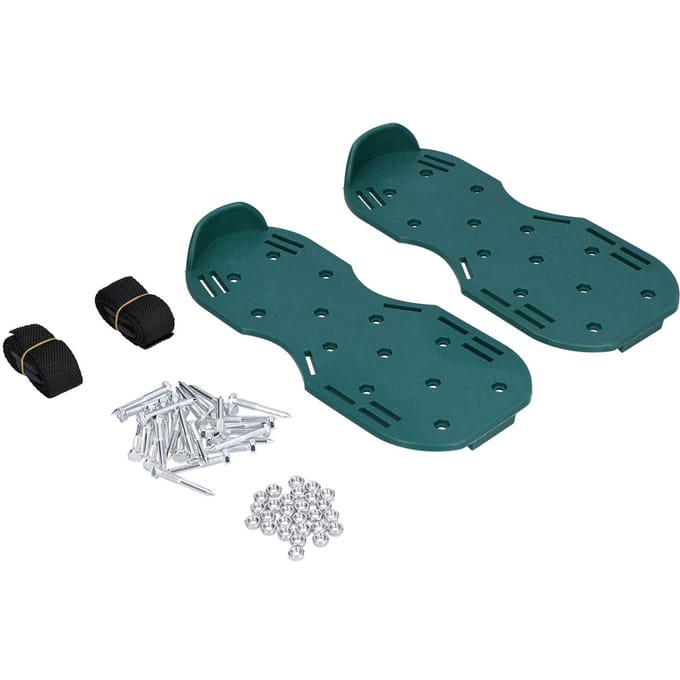Sandales Aératrices de Gazon Copolypropylène Vert Chaussures à Crampons pour Cour Patio Jardin Excavation blue