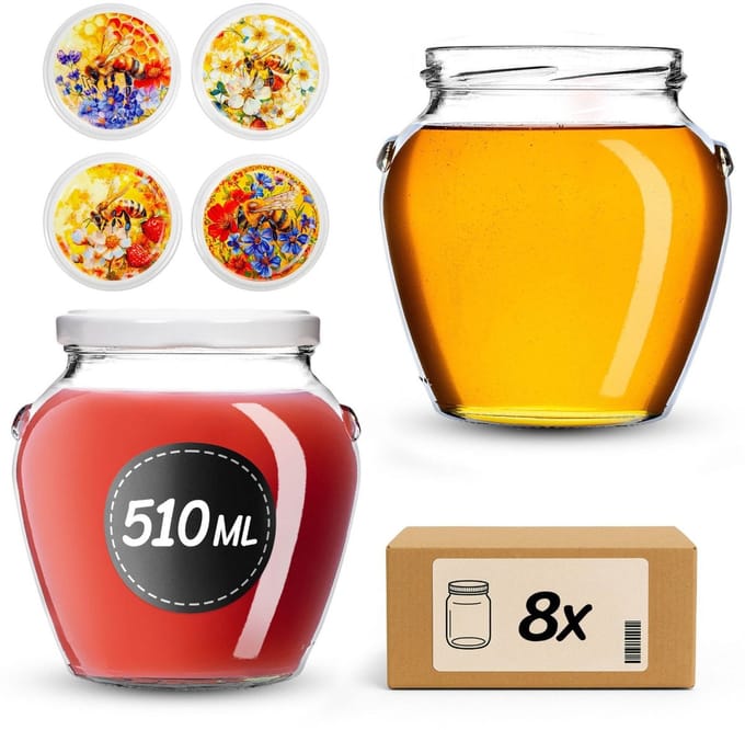 KADAX Amphorapot 82 mm 510 ml + deksel 82 mm