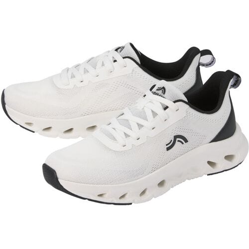 CRIVIT Heren sportschoenen (Wit/zwart, 45)