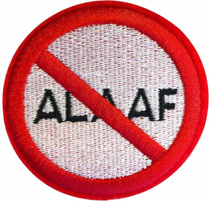 Fjesta© Oeteldonk Embleem - Verboden Alaaf - Carnaval Den Bosch