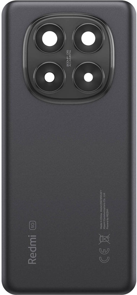 Xiaomi, Batterijklep voor Redmi Note 14 Pro 5G Service Pack, Zwart