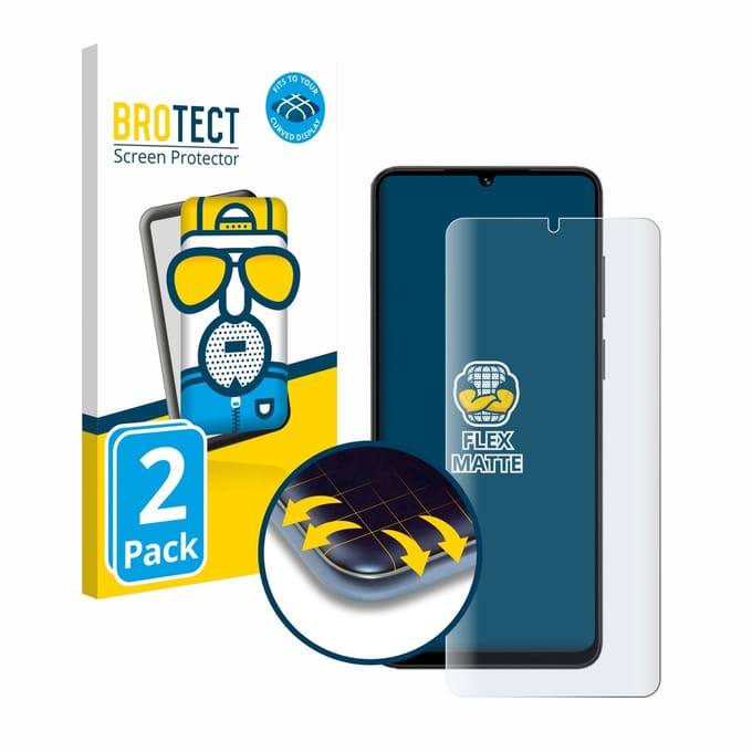 BROTECT - Screenprotector voor Honor X5c Plus - Folie Beschermfolie matte volledig dekking 2 Stuks