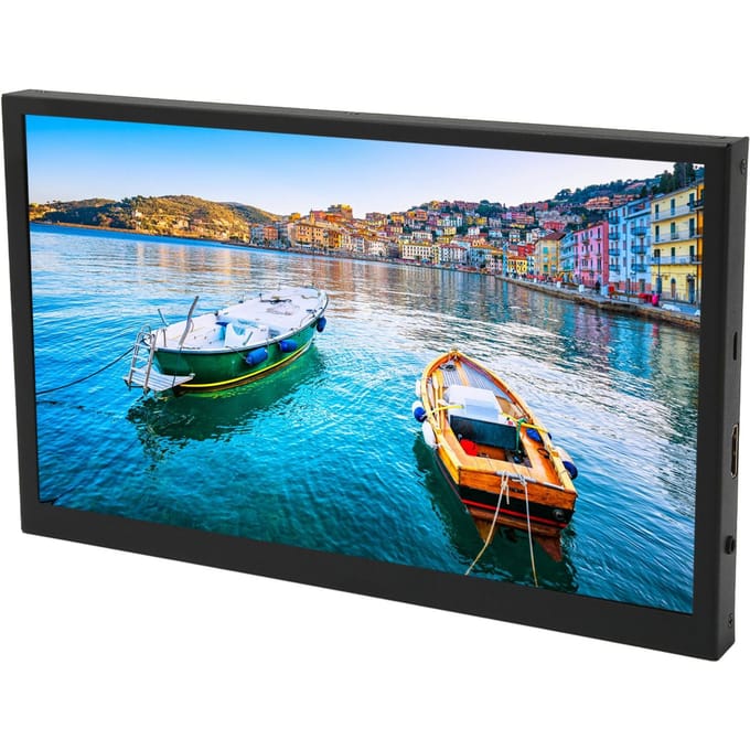 Moniteur à écran tactile 10,1 pouces HD 1024x600 Écran secondaire portable pour ordinateur portable pour Windows pour OS X pour RPi 4 3