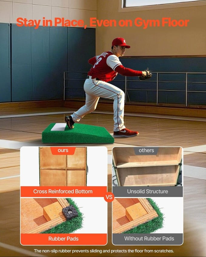 31 inch Pitching Mound Draagbare Pitcher Mound Baseball Softball Training