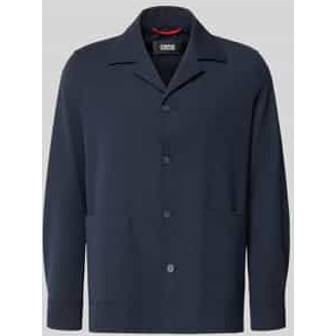 relaxed fit overhemdjack met viscose, model 'Malte'