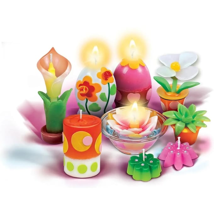 Creatieve activiteiten waxinekaarsen workshop Clementoni