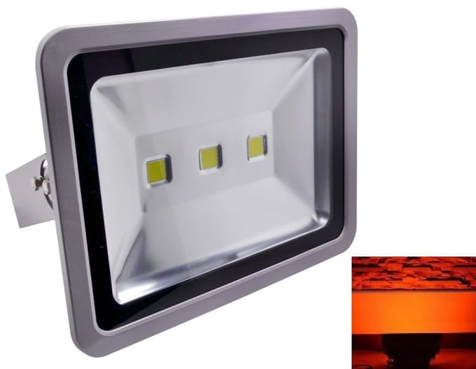 LED Bouwlamp / Schijnwerper - Rood - 150 Watt - Buitenverlichting