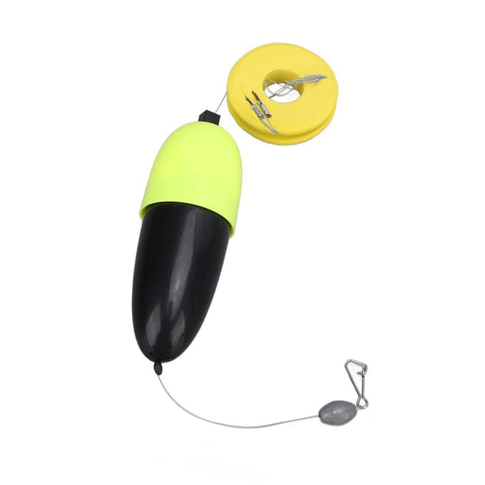 Vissen Dobber Automatische Vissen Dobber Set met ABS Drijvende Hengel voor Vissen Accessoire black