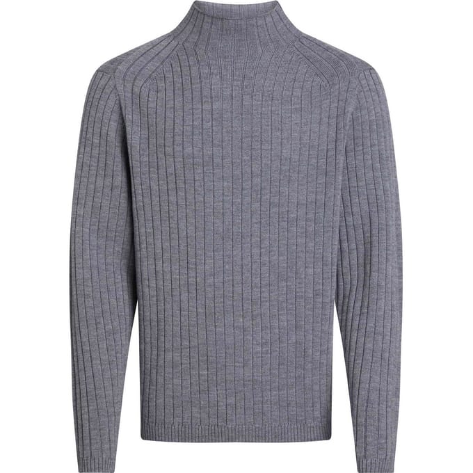 Calvin Klein Merino Rib Trui Met Hals