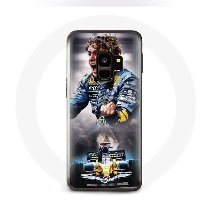 Case voor Samsung Galaxy S9 Formule 1 Fernando Alonso F1-coureur