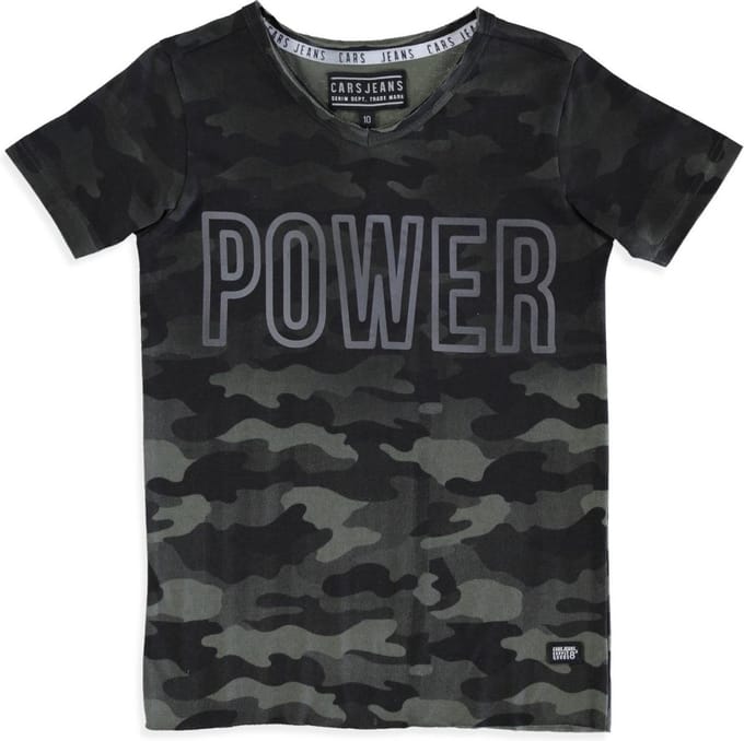 cars jeans jongens t-shirt - olive - maat 2
