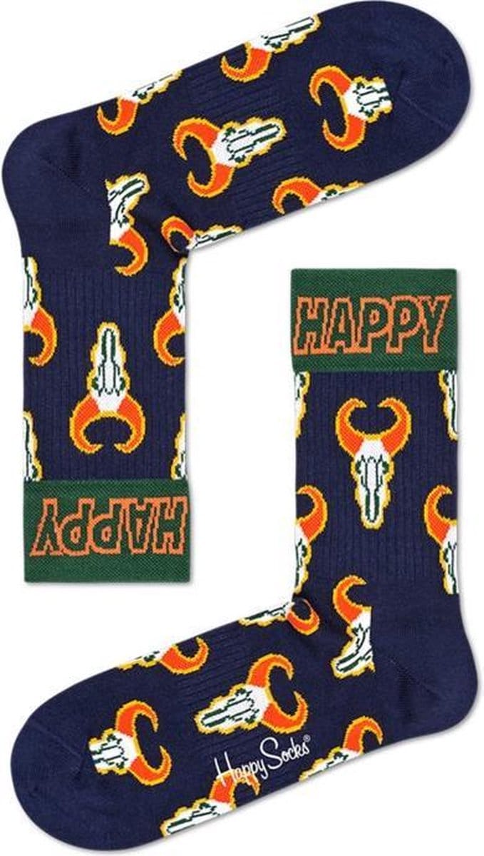 Happy Socks ATBFL14-6500 Athletic Buffalo 3/4 Crew Sock 41-46