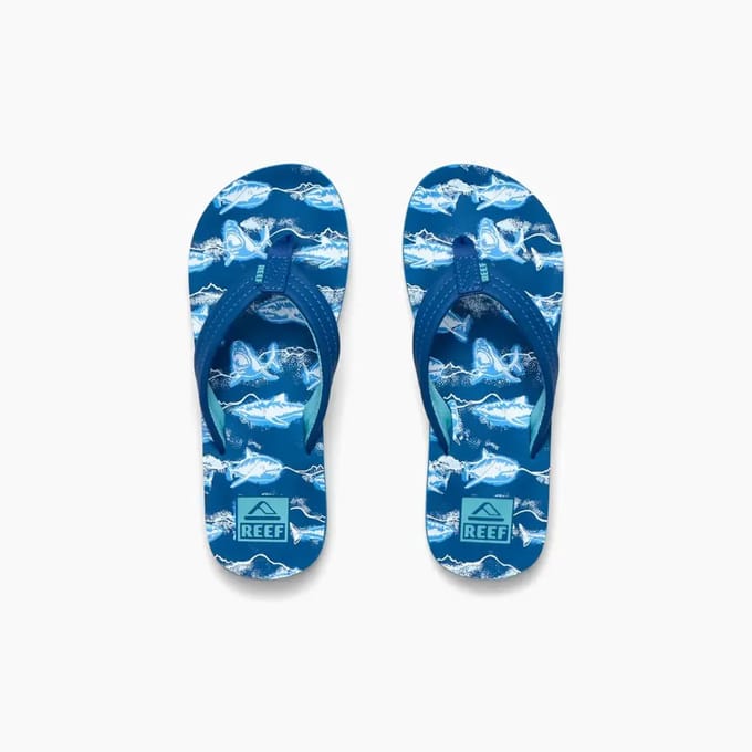 Teenslipper Kids model Ahi - Royal Sharks - Jongens - Maat 33