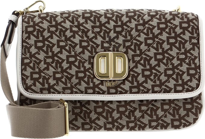 DKNY Schoudertas Delphine Shoulder Bag Chin / Pebble Bruine