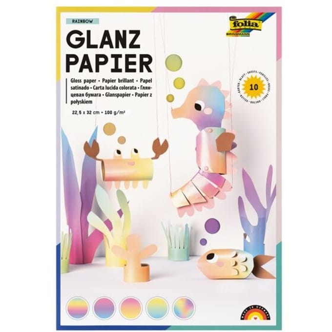 Glanzend papieren "Rainbow"
