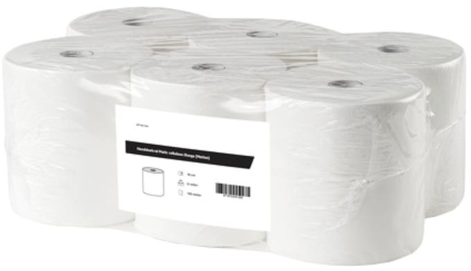 Handdoekrol Matic cellulose 2-laags Wit (Motion) FSC 6 rollen