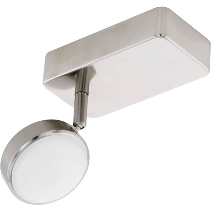 EGLO Connect Corropoli-C Opbouwspot - 1lichts - Nikkel - LED - WIt
