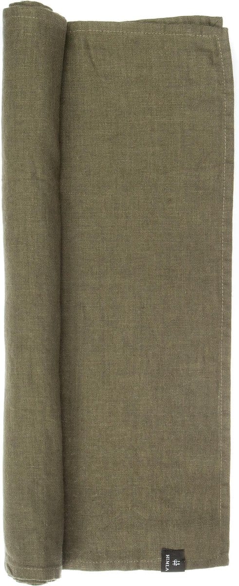 Himla Sunshine tafelloper linnen  – Khaki