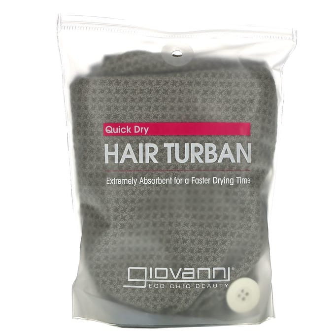 Giovanni, turban à cheveux à séchage rapide, 1 turban à cheveux