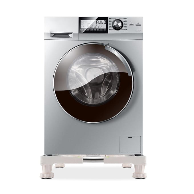Zware Verstelbare Wasmachine Onderstel Koelkast Houder Beugel (4 Voet) white