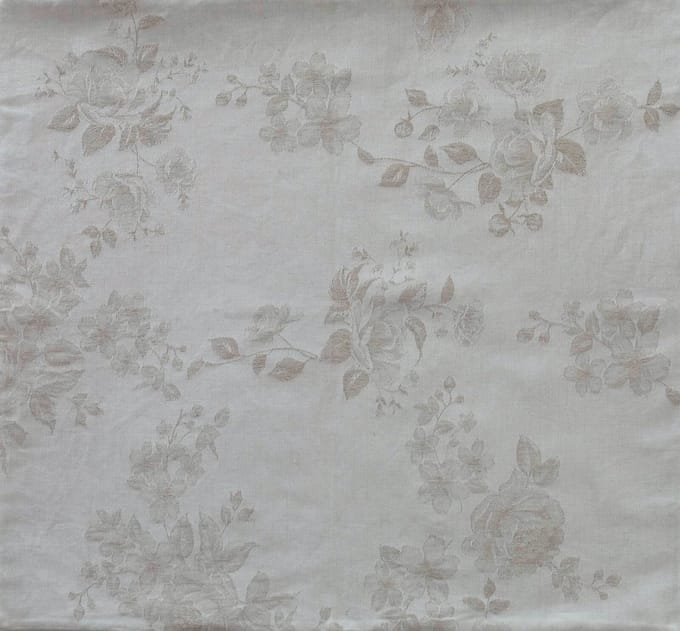 Kussenhoes | Kate - Jacquard - Gebroken wit - Linnen Katoen Mix - 25x45 cm