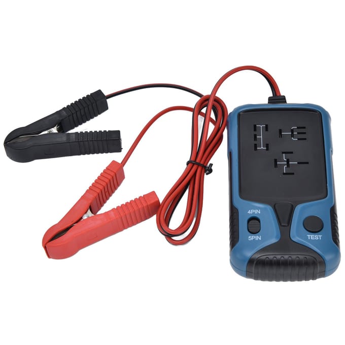 Relais Tester Multifunctioneel Draagbaar Hittebestendig 12V Batterij Auto Relais zwart