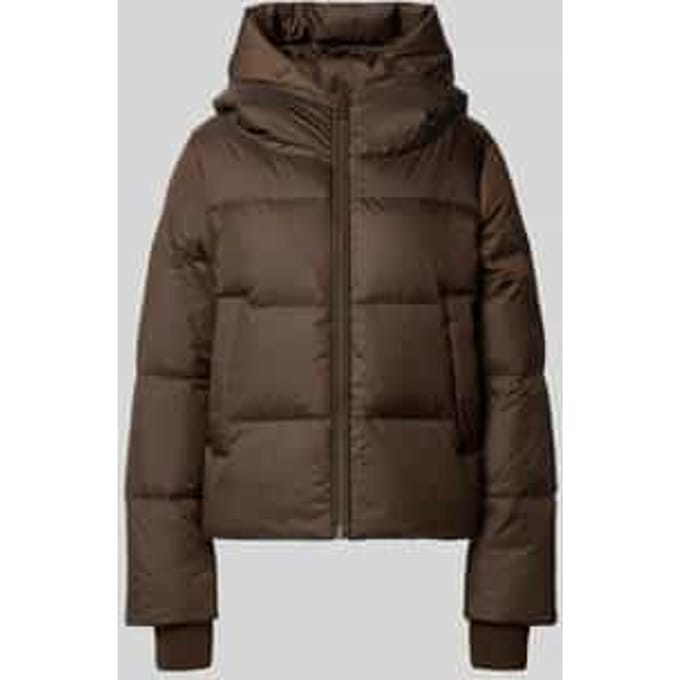 Regular fit donsjack met labelpatch